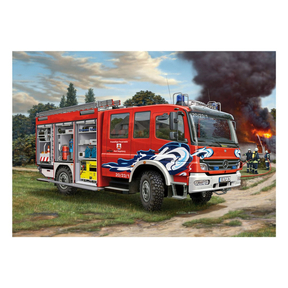 Збірна модель-копія Пожежна машина цистерна TLF 16/25 Revell RVL-07586 рівень 5, 1:24