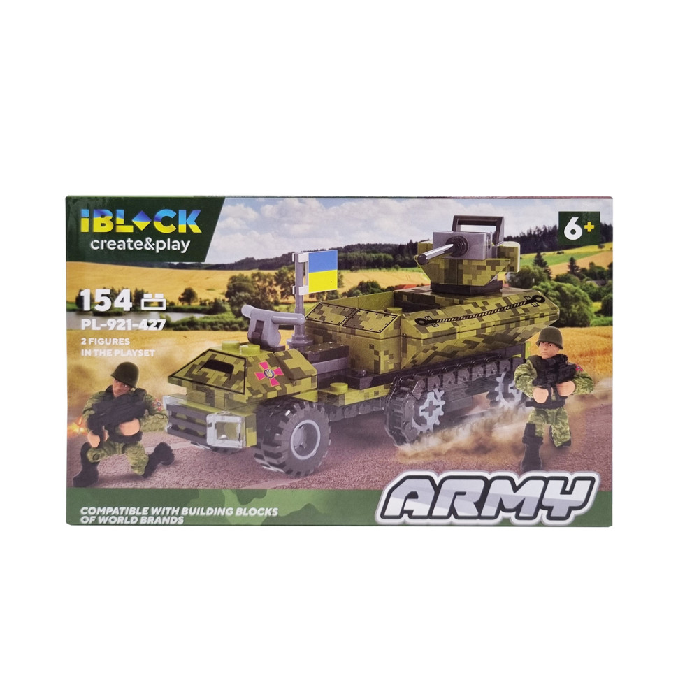 Дитячий конструктор Армія IBLOCK PL-921-427, 4 види