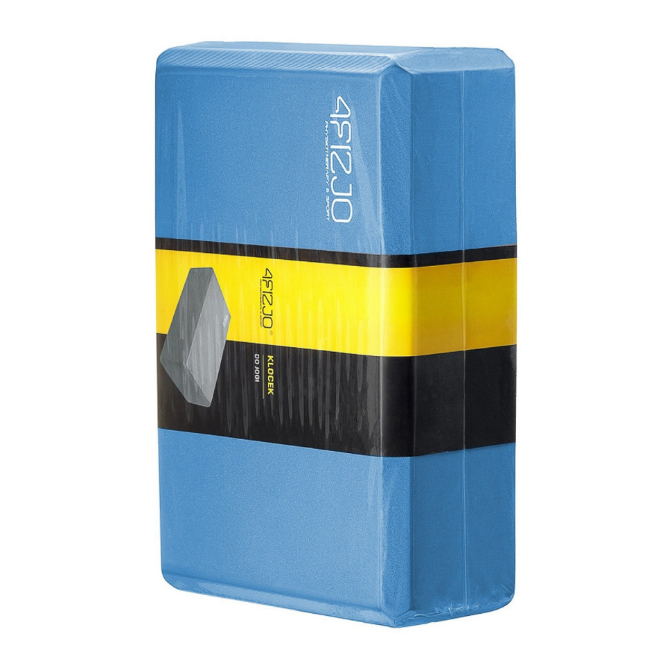 Блок для йоги 4FIZJO 4FJ1394 Blue 23х15х7.6 см, синий