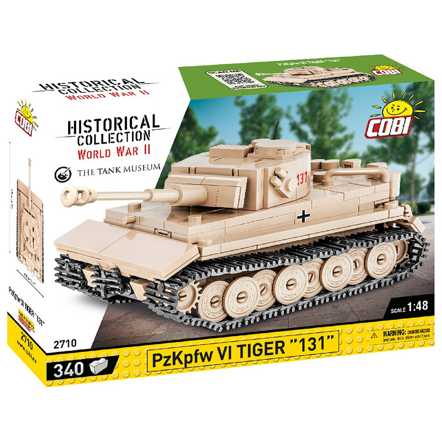 Конструктор Танк Тигр 131 Друга Світова Війна COBI COBI-2710, 340 деталей