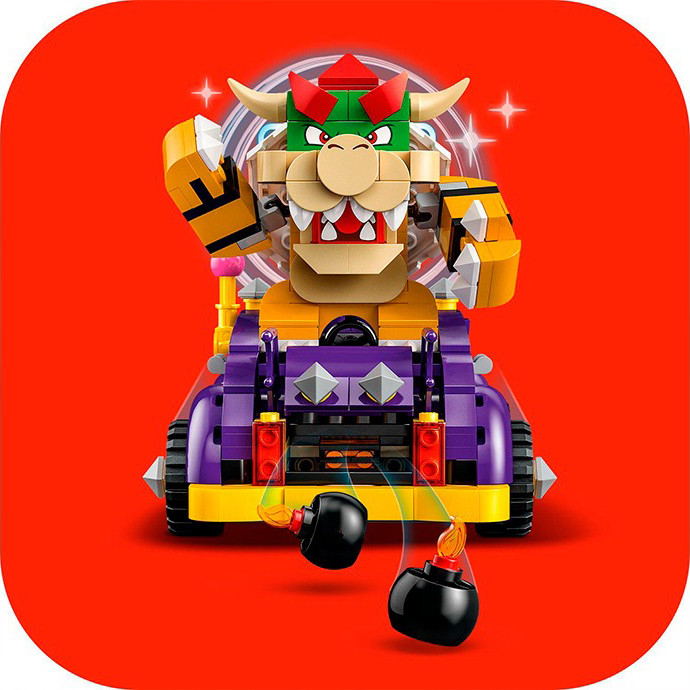 Конструктор LEGO Super Mario Маслкар Bowser. Додатковий набір 71431, 458 деталей 