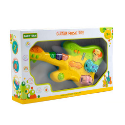 Детская музыкальная игрушка "Гитара" Baby Team 8644_гітара_жовта