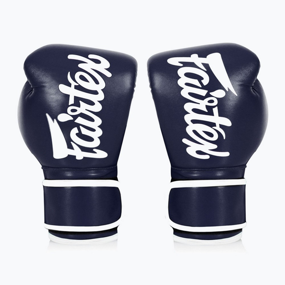 Боксерские перчатки BGV14 Fairtex BGV14_10oz_Blue 10 унций (бинты в комплекте)