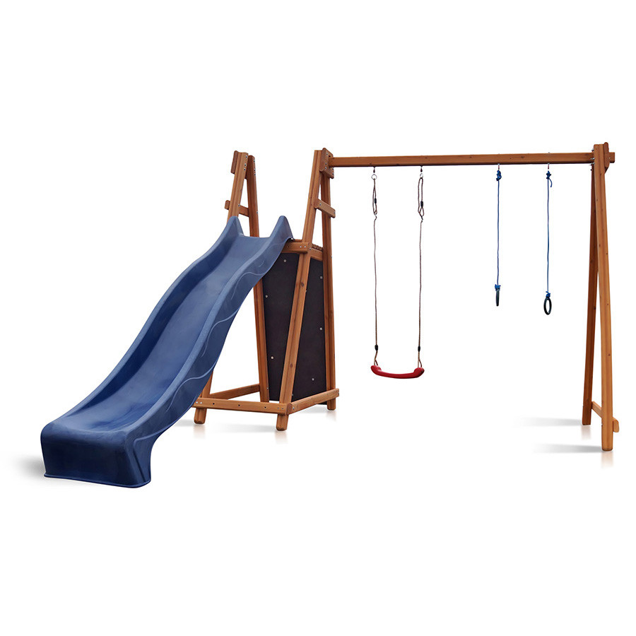 Дитяча гірка 3-х метрова SportBaby Babyland-8 гойдалка та кільця