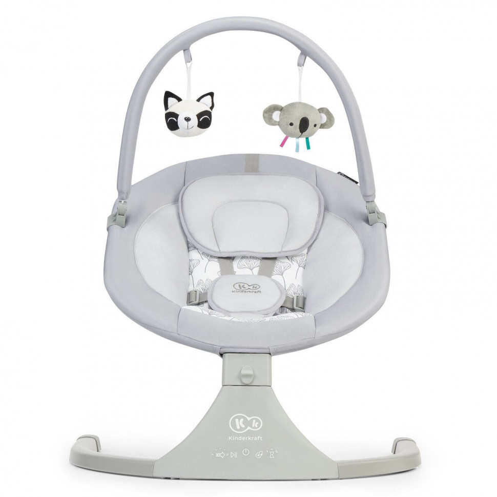 Кресло-качалка детское Kinderkraft Luli Gray 300019KK