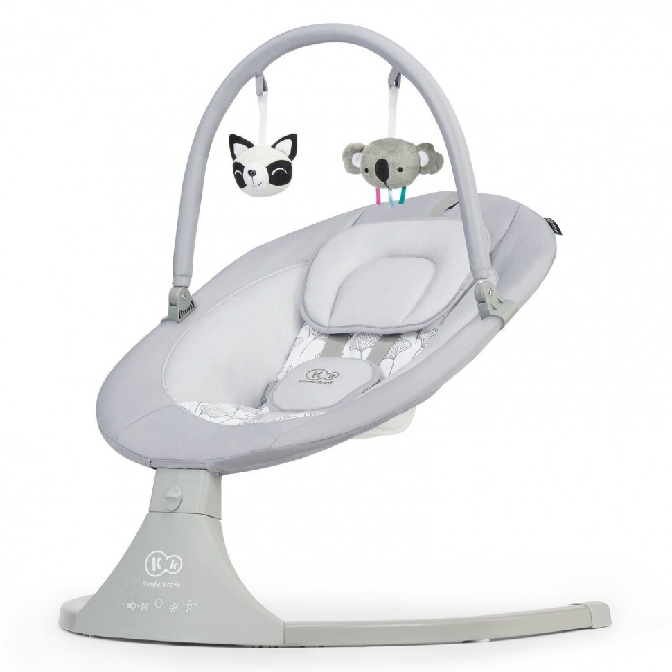 Кресло-качалка детское Kinderkraft Luli Gray 300019KK
