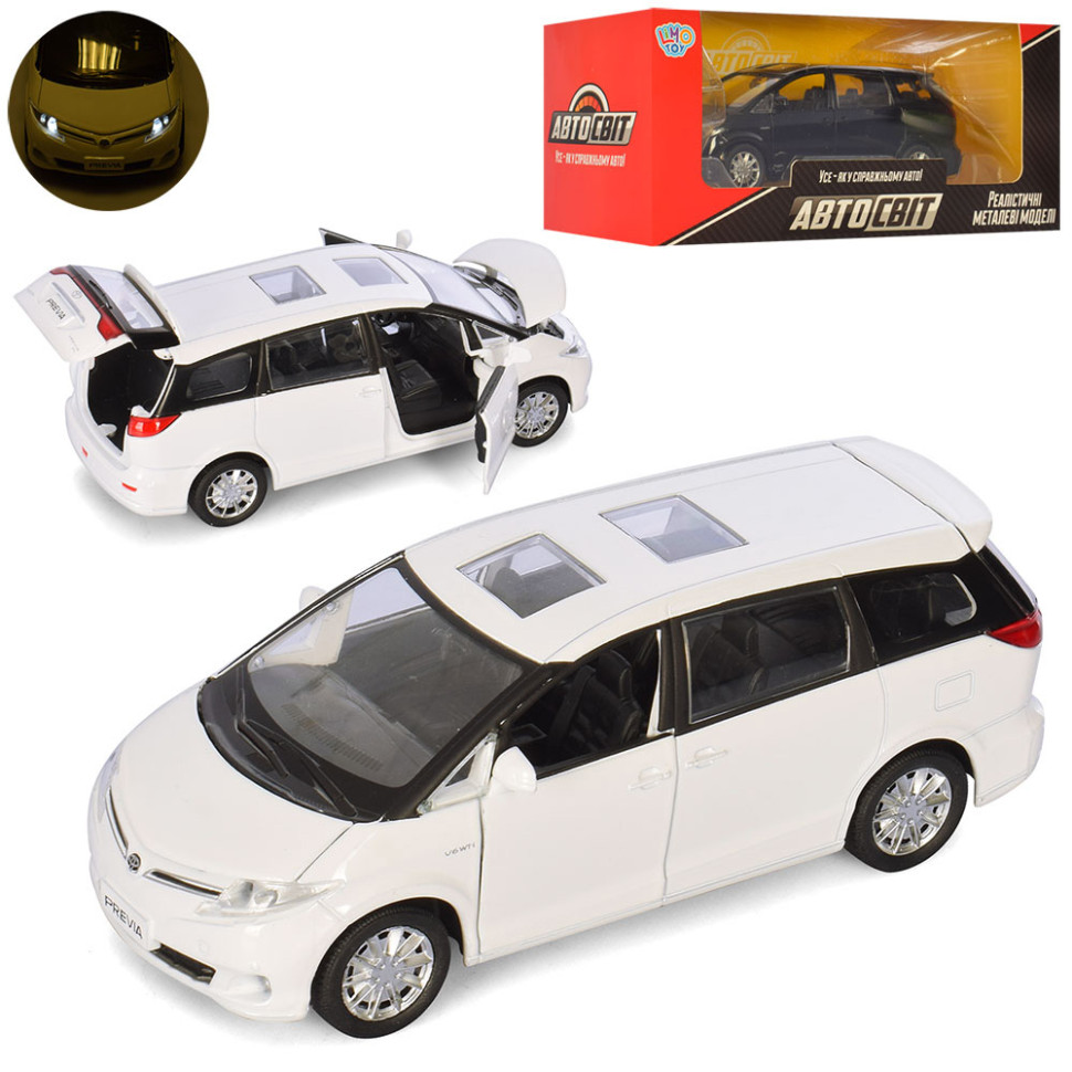 Детская инерционная машинка Toyota Previa Limo Toy AS-2702 со звуком и светом