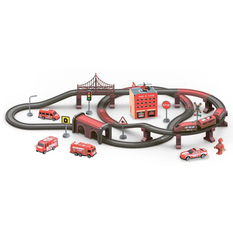 Игровой набор ГОРОДСКОЙ ЭКСПРЕСС ZIPP Toys AU6883AB, электрическая 92 детали
