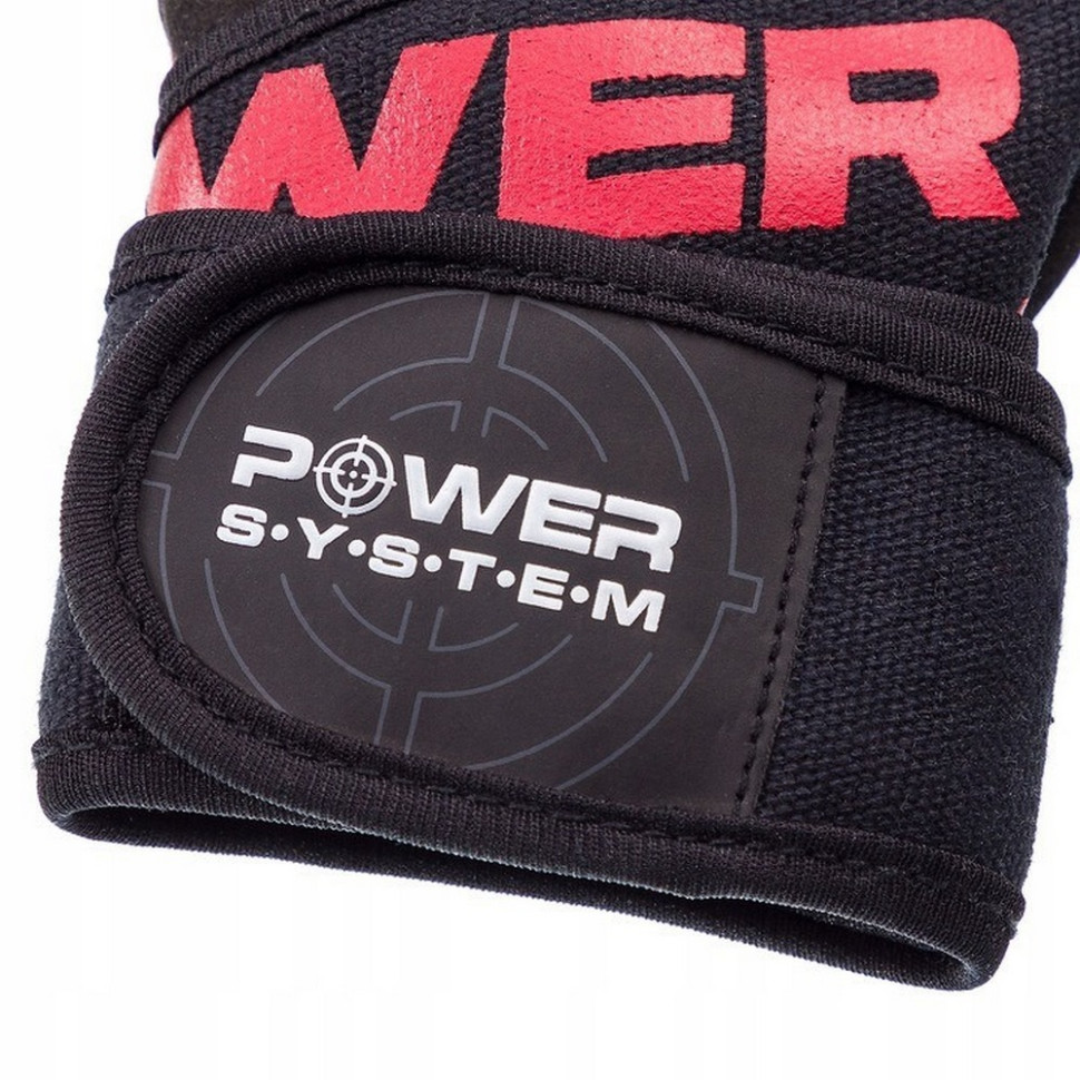 Перчатки для фитнеса Power Grip Power System PS-2800_M_Red, M 22 см