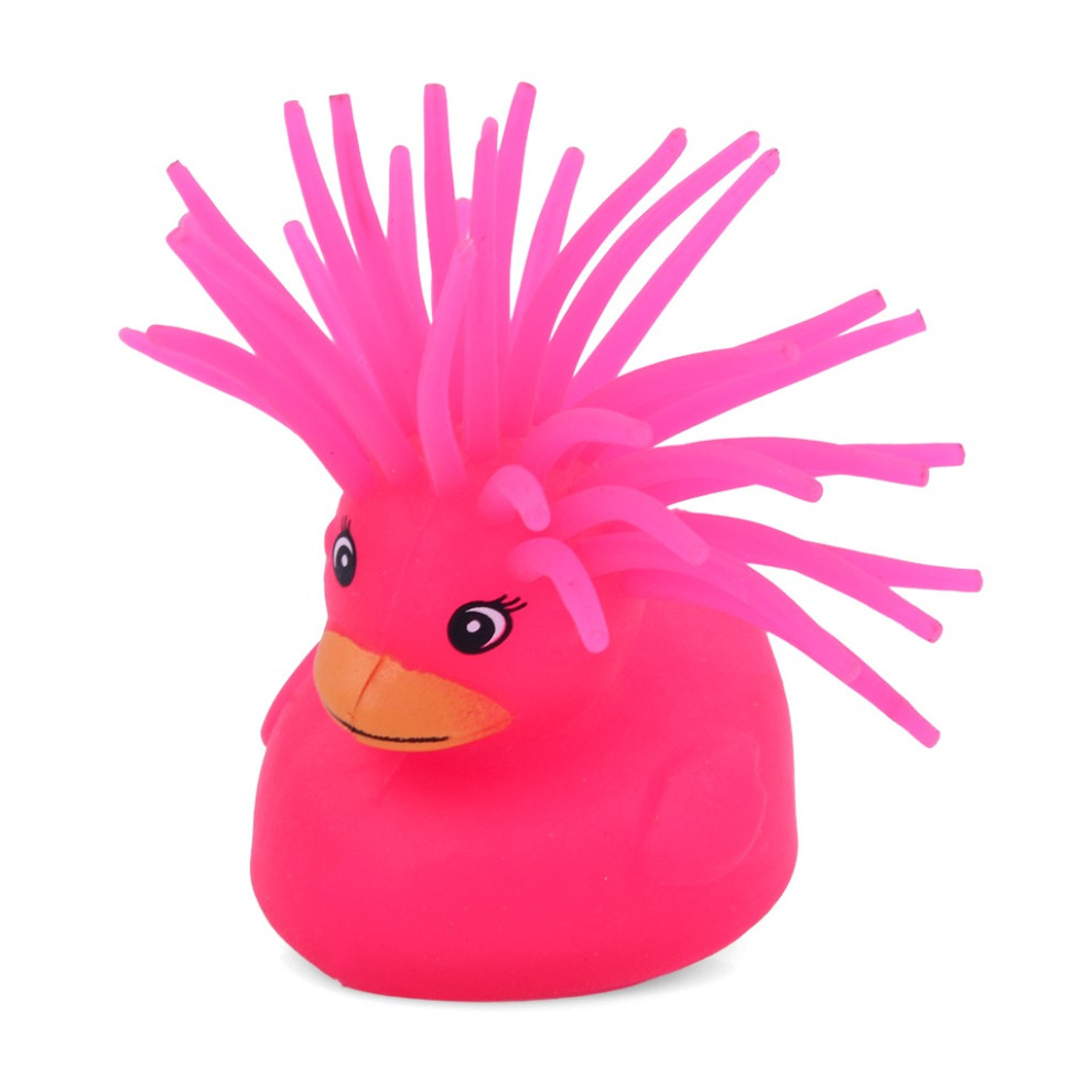 Детская игрушка Антистресс Уточка Bambi MS 3719(Pink) световые эффекты