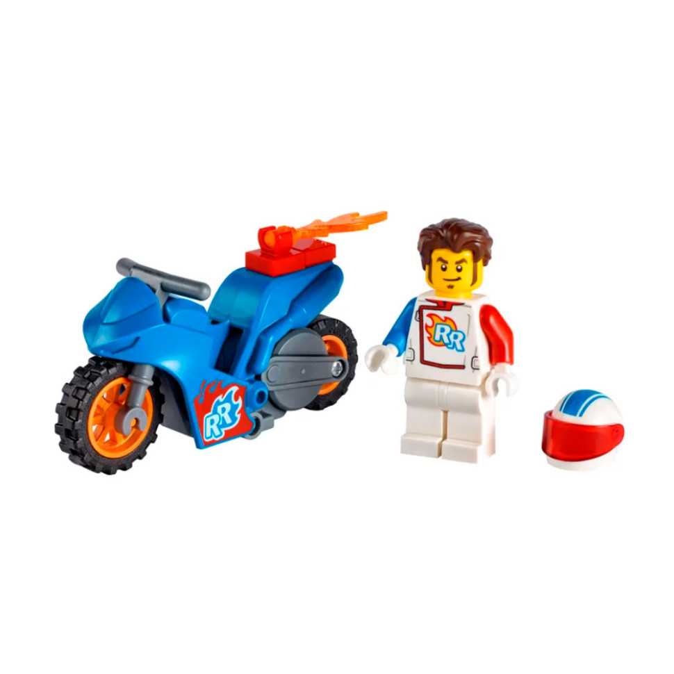Конструктор Реактивний трюковий мотоцикл City Stuntz LEGO 60298, 14 деталей