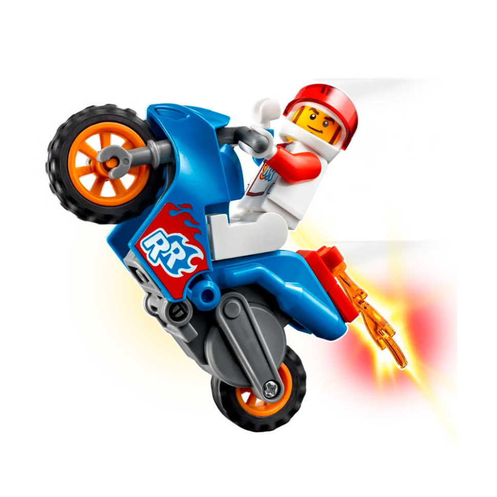 Конструктор Реактивний трюковий мотоцикл City Stuntz LEGO 60298, 14 деталей
