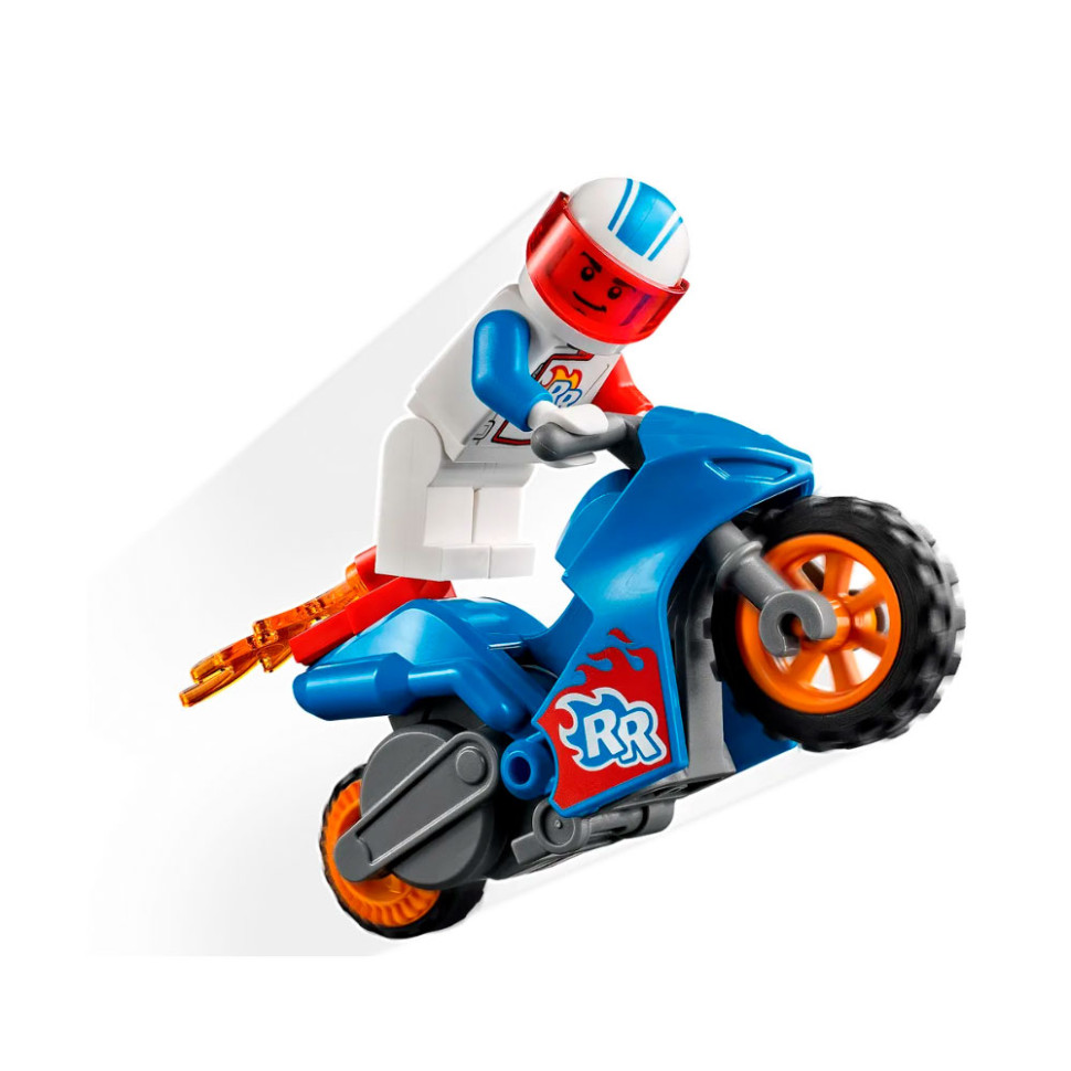 Конструктор Реактивний трюковий мотоцикл City Stuntz LEGO 60298, 14 деталей