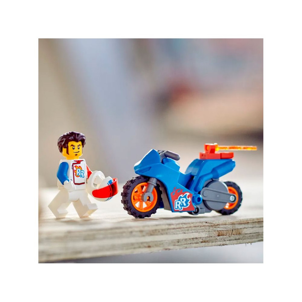 Конструктор Реактивний трюковий мотоцикл City Stuntz LEGO 60298, 14 деталей
