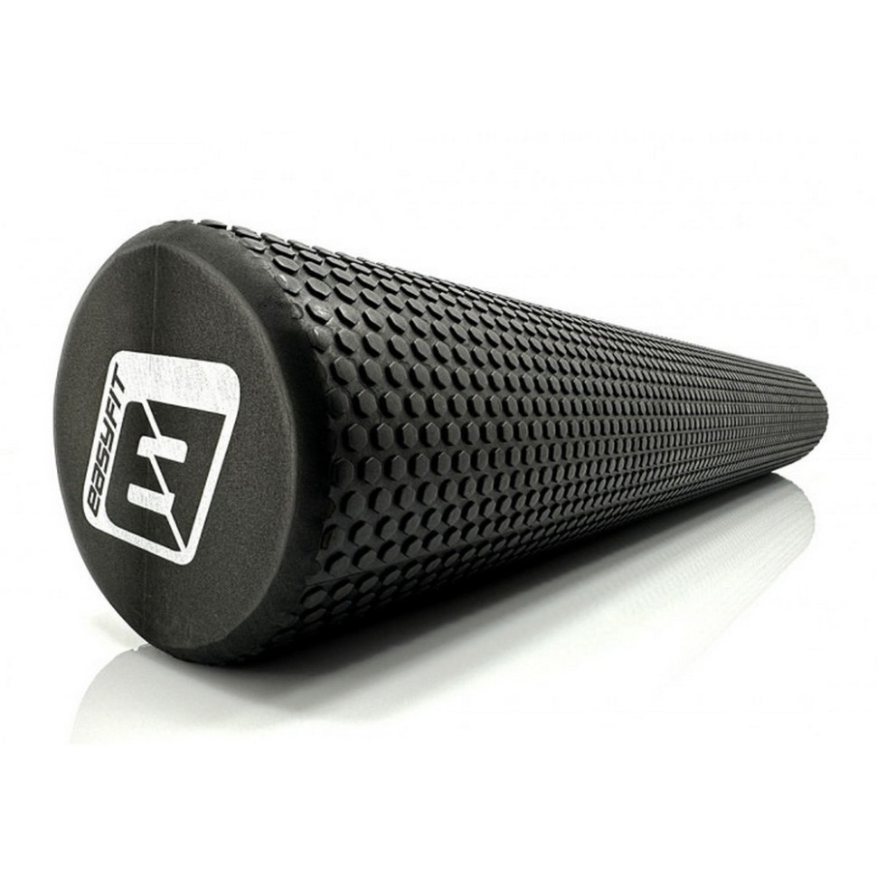 Массажный ролик Foam Roller EasyFit EF-2034-BK 90 см, Черный