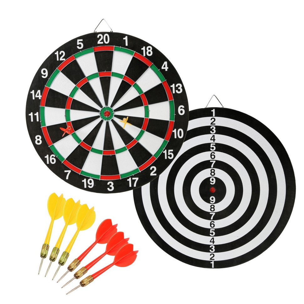 Дартс класичний Dartboard Game 2 в 1 Cornix XR-0391, 2 комплекти дротиків