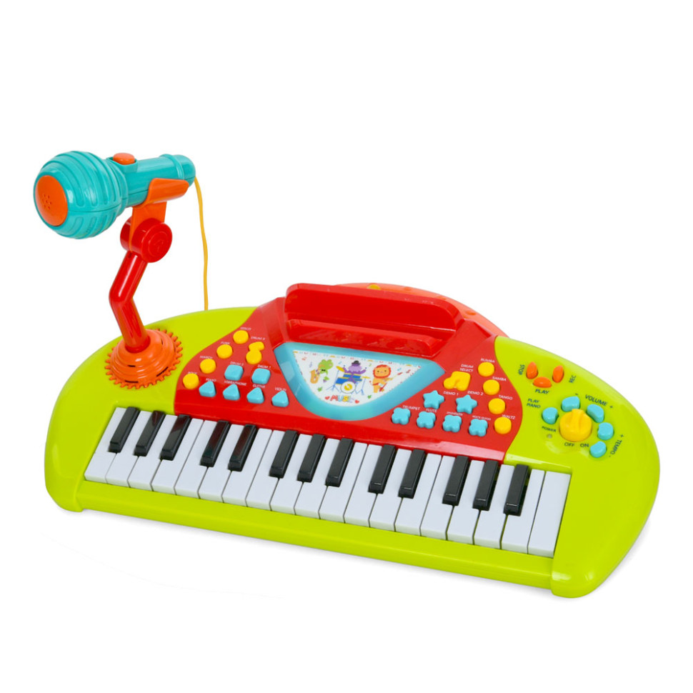 Детское игровое пианино Infunbebe LML7710(Red) с микрофоном