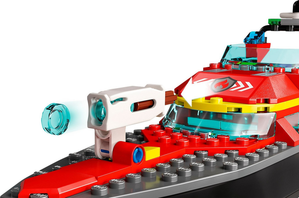 Конструктор LEGO City Лодка пожарной бригады 60373