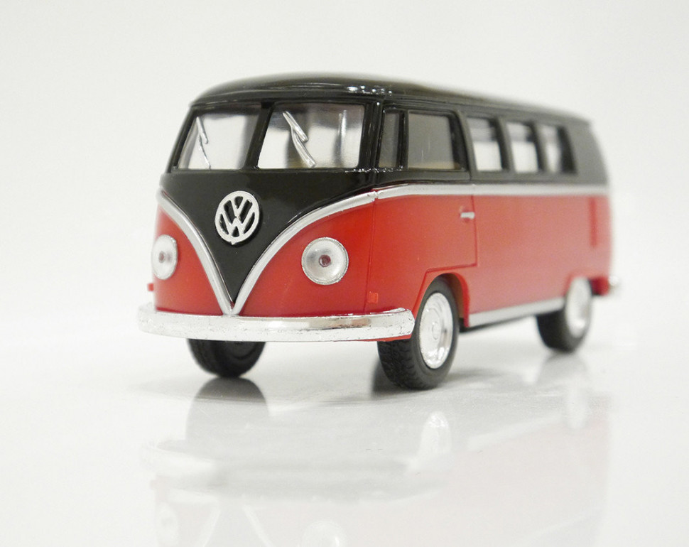 Автобус игрушечный Volkswagen T2 BUS Kinsmart KT5376W инерционная
