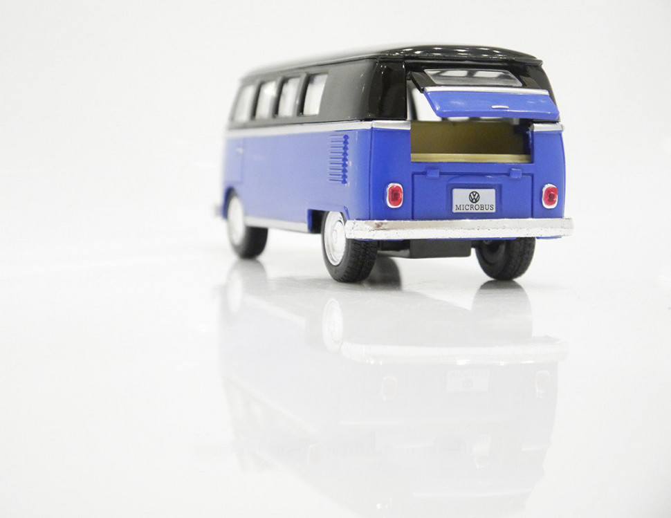 Автобус игрушечный Volkswagen T2 BUS Kinsmart KT5376W инерционная