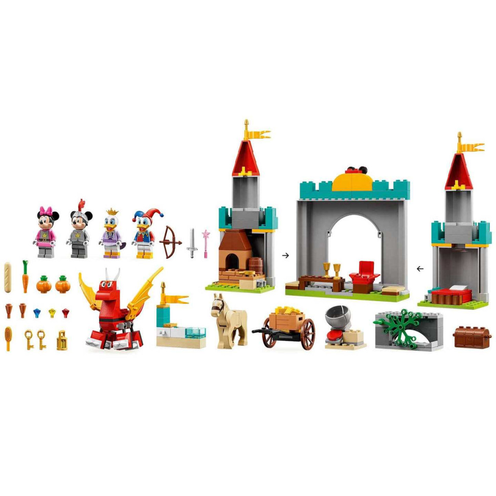 Конструктор LEGO Mickey and Friends Міккі та друзі — захисники замку 10780