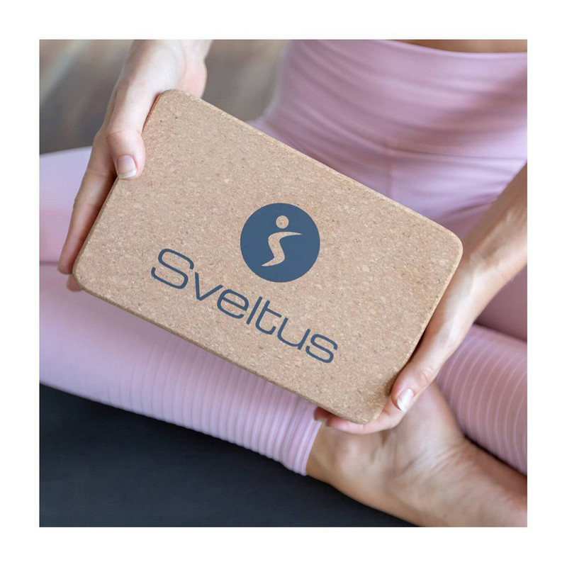 Блок для йоги Sveltus SLTS-4203 пробковый 22 х 14 х 7 см