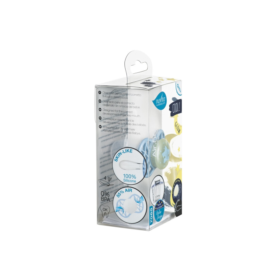 Пустушка Nuvita 7065 Air55 Cool симетрична 0m+ 