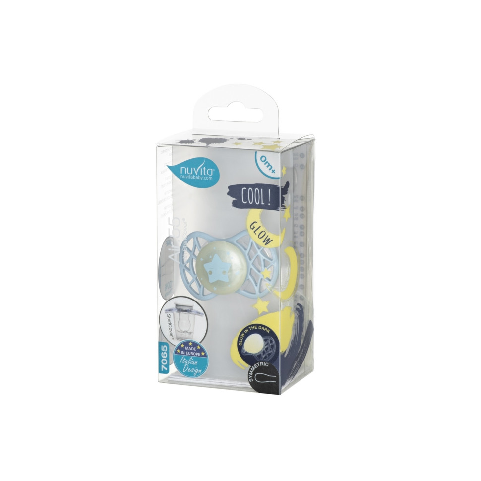 Пустушка Nuvita 7065 Air55 Cool симетрична 0m+ 