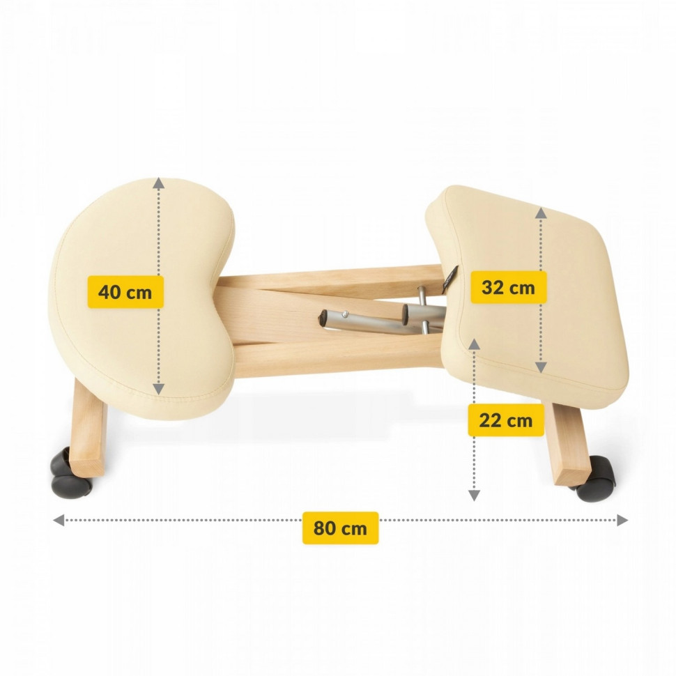 Колінний стілець ортопедичний Pure 4FIZJO P-5905973402804 регульований, на коліщатках