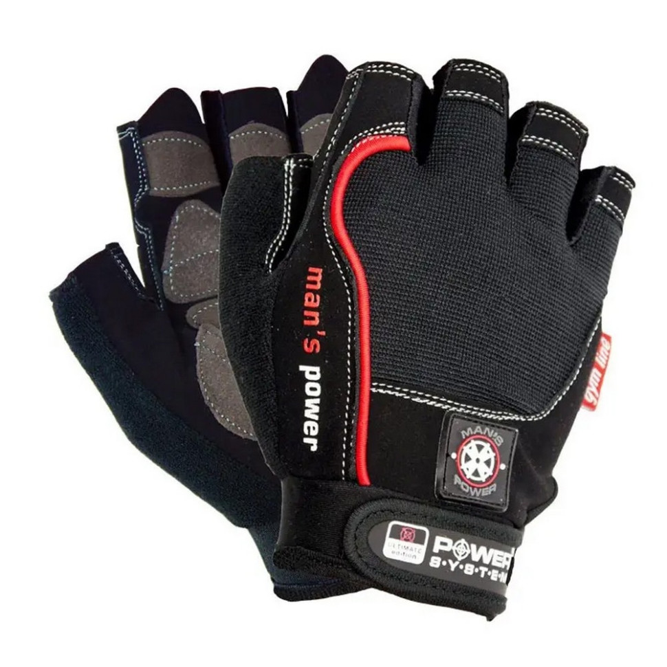Рукавички для фітнесу Man's Power Power System PS-2580_XL_Black, XL