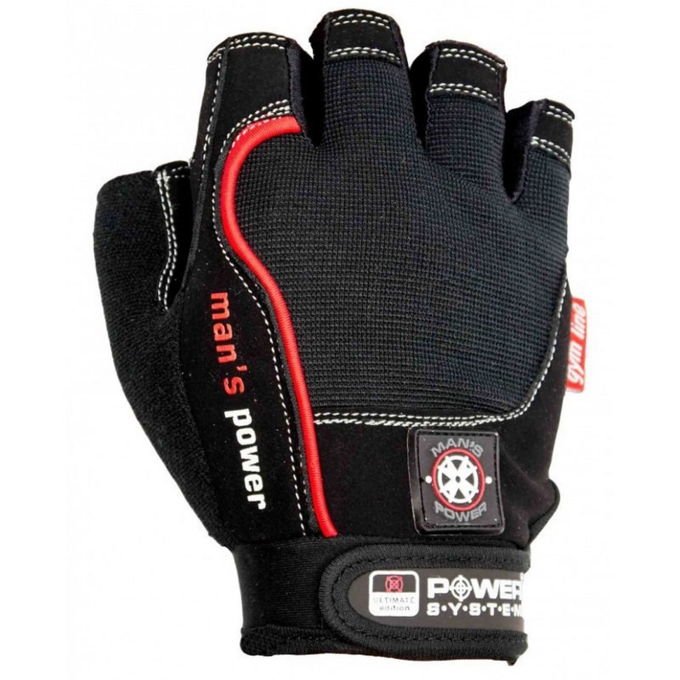 Рукавички для фітнесу Man's Power Power System PS-2580_XL_Black, XL