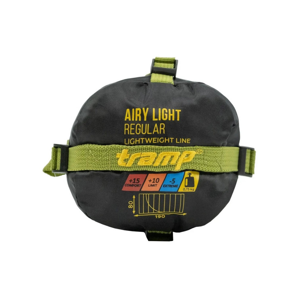 Спальный мешок Airy Light 190/80 UTRS-056 Tramp UTRS-056-olive-L