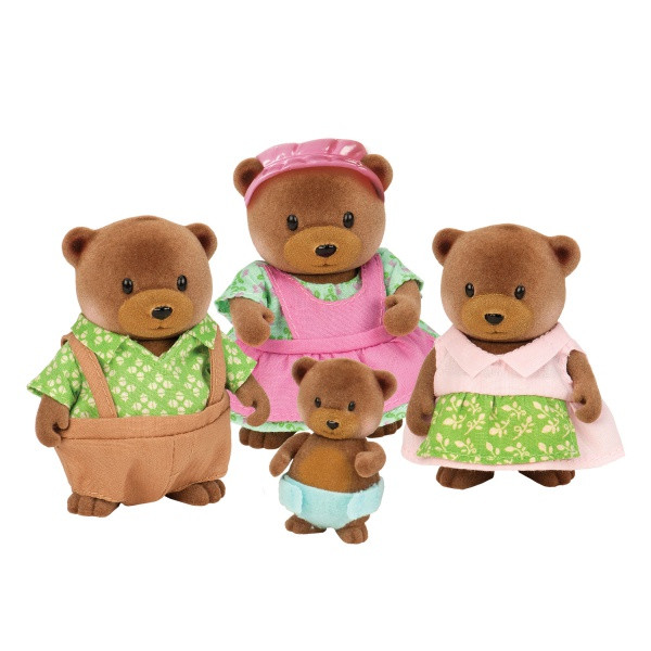 Набор фигурок Li'l Woodzeez Семья Медведей 6093M