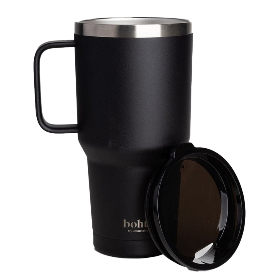 Термостакан (ізольована чашка) Bohtal Tumbler SmartShake 11281601 Black 900 мл