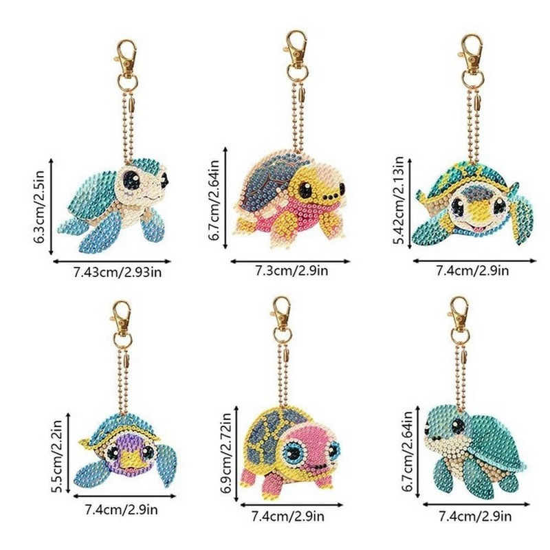 Набор брелков для алмазной мозаики