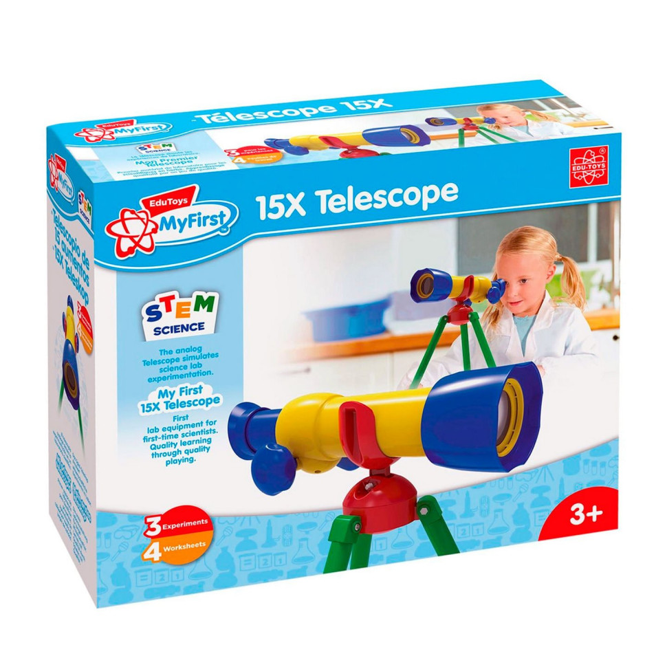 Мой первый телескоп 15x Edu-Toys JS005 серия My First