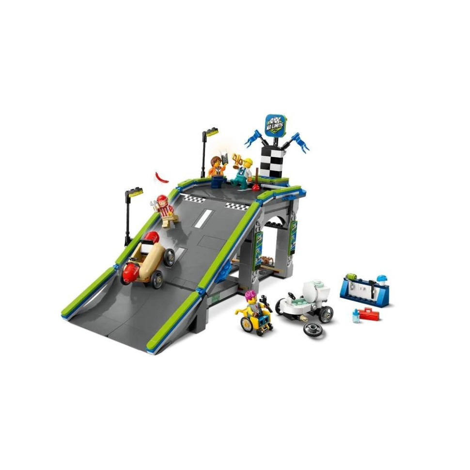 Конструктор Жодних обмежень: Автодром для гоночних машин LEGO 60460, 436 деталей