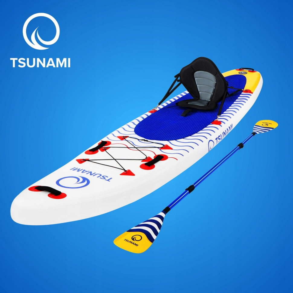 Надувная SUP доска Tsunami T09 с веслом Wave 350 см  