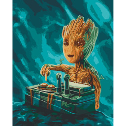 Картина по номерам "DJ Малыш Грут" Art Craft 16001-AC 40х50 см