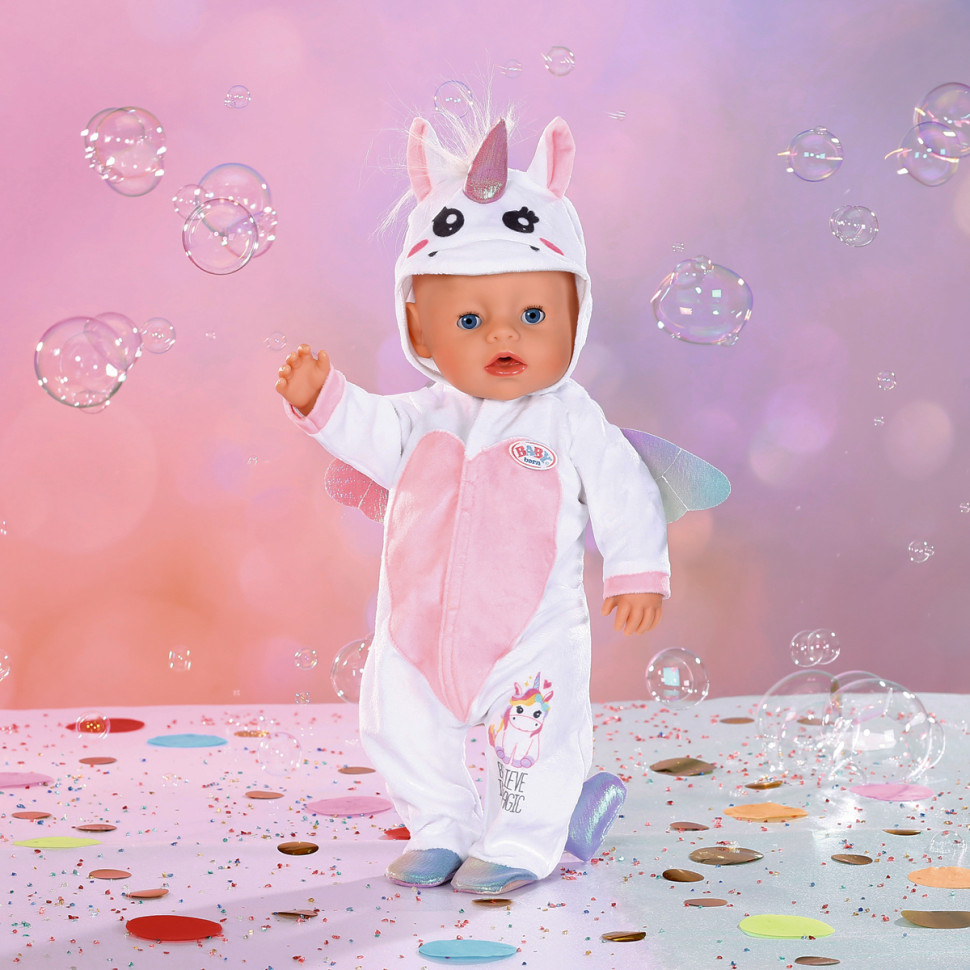 Одежда для куклы BABY BORN 832936 Комбинезончик Единорога