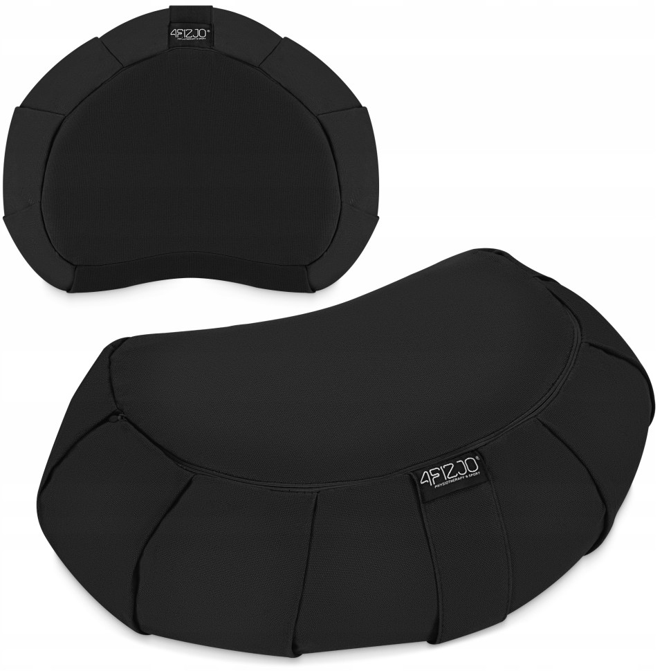 Подушка для йоги та медитації Zafu 4FIZJO P-5907739315519 напівкругла 40 x 30 x 12 см