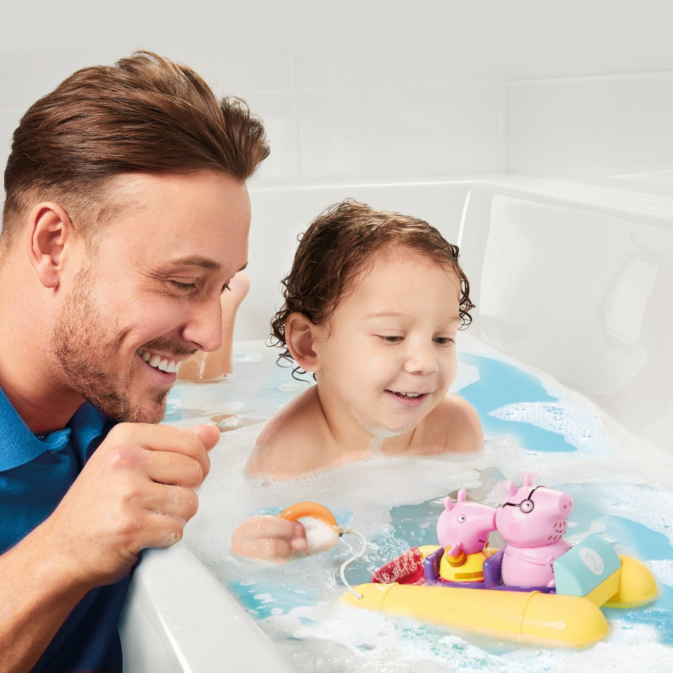Игрушка для ванной Toomies E73107 Свинка Пеппа в лодке