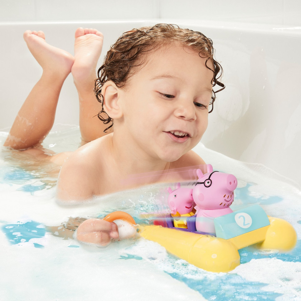 Игрушка для ванной Toomies E73107 Свинка Пеппа в лодке