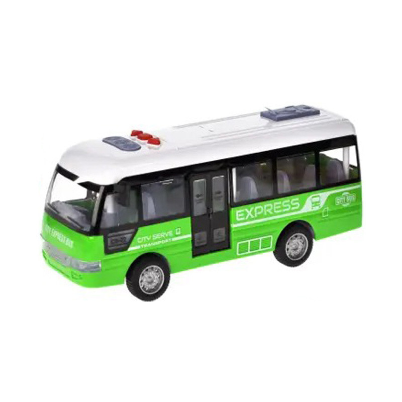 Детский инерционный автобус YG Toys YM-9907F(Green) 19х6,5х8 см