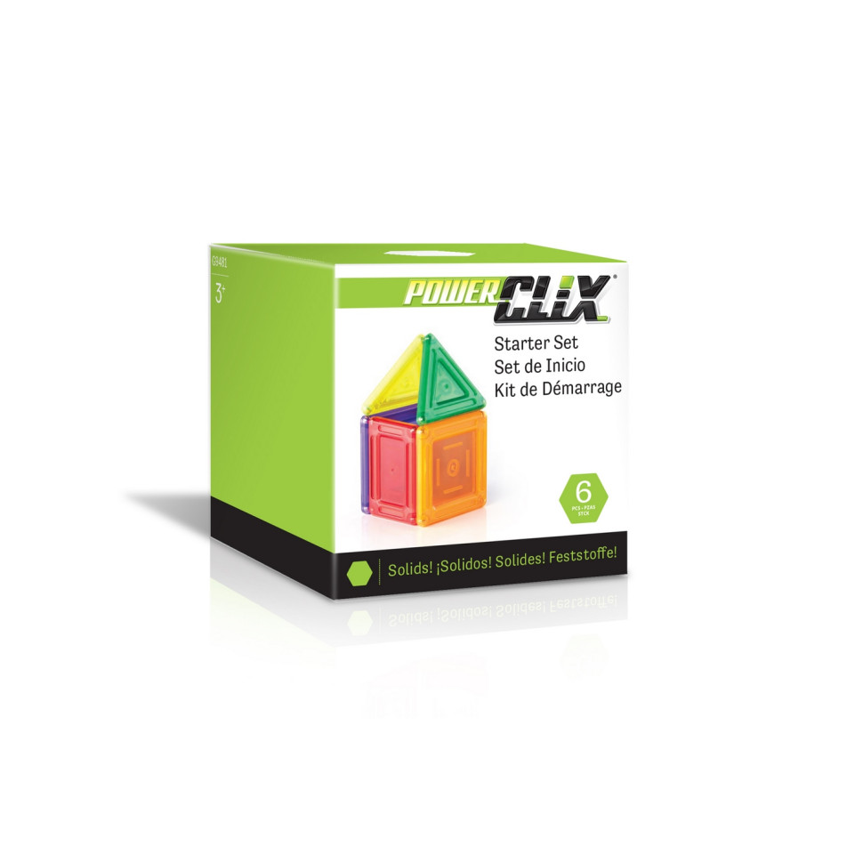 Магнітний конструктор PowerClix Solids 