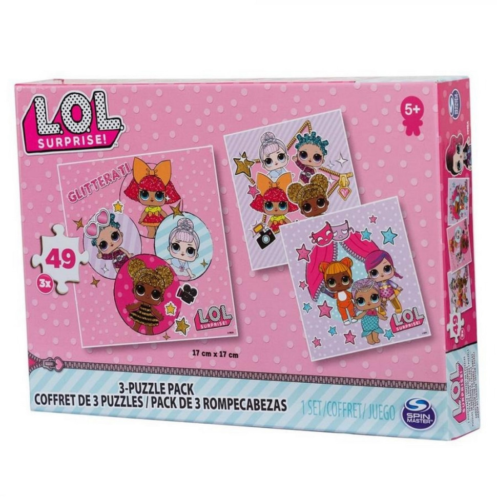 Набір з трьох пазлів L.O.L. Surprise Spine Master SM98296/6052478, 49 элементов