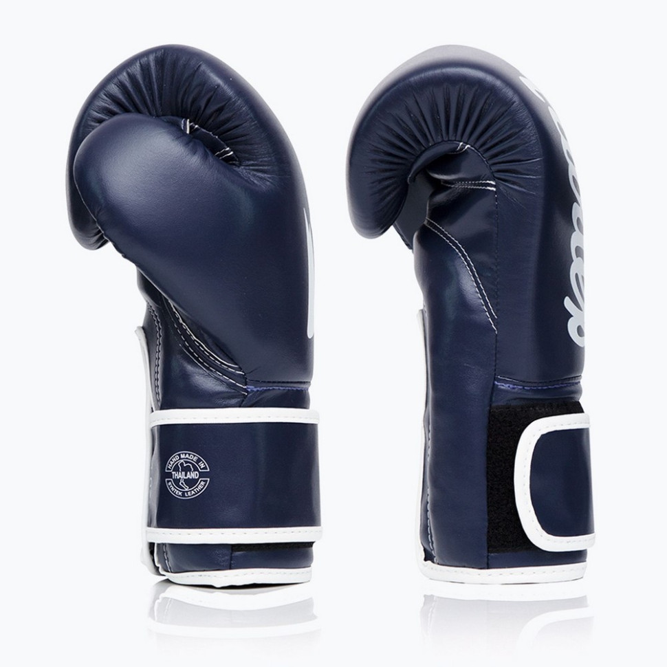 Боксерские перчатки BGV14 Fairtex BGV14_12oz_Blue 12 унций (бинты в комплекте)