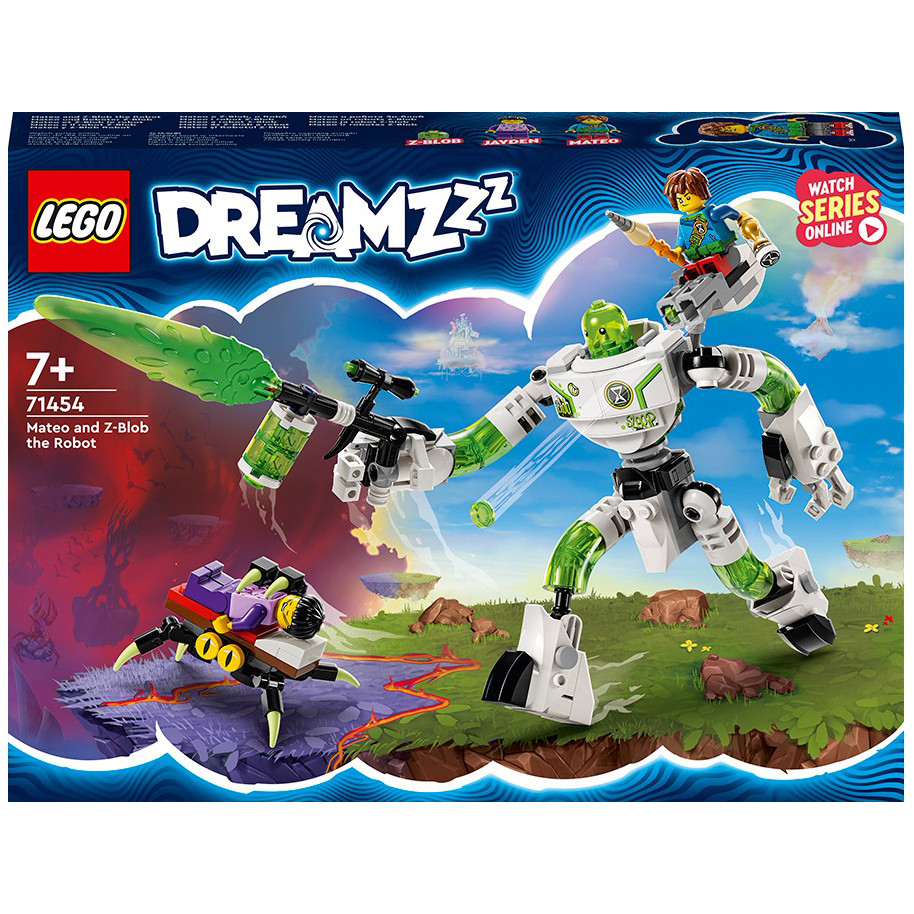 Конструктор Lego DREAMZzz Матео й робот Z-Blob 71454, 237 деталей