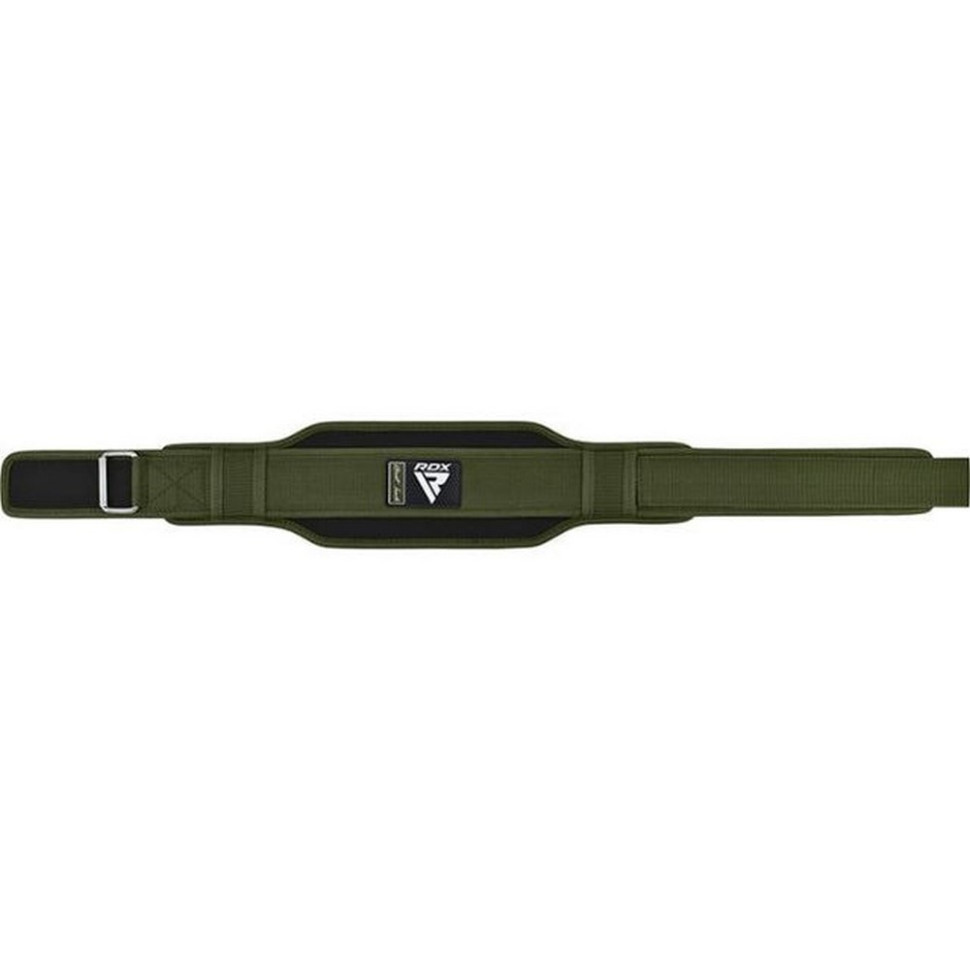 Пояс для важкої атлетики RX5 Double Belt RDX Inc Limited WBD-RX5AG-XL, неопреновий, Army Green, XL
