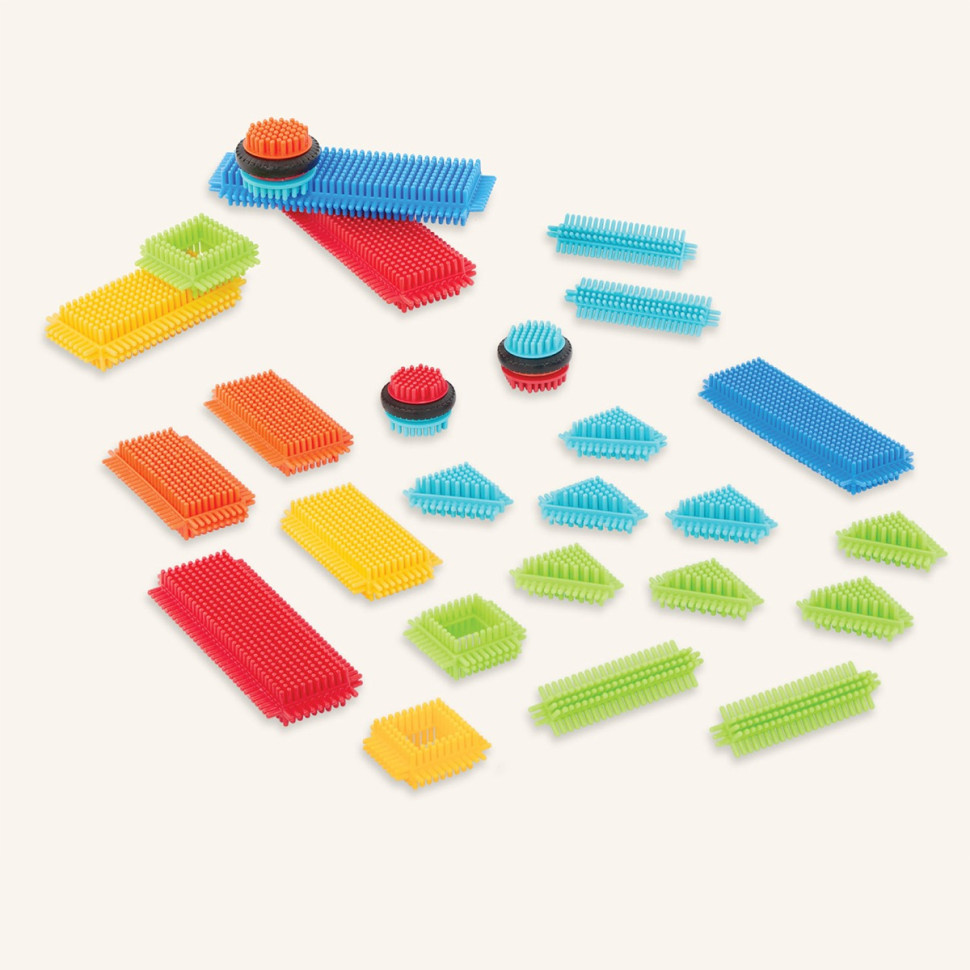 Конструктор серии Bristle Blocks - СТРОИТЕЛЬ Battat Lite BT3099Z 36 деталей